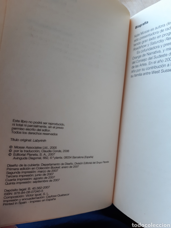Libros: El laberinto. Kate Mosse - Foto 4