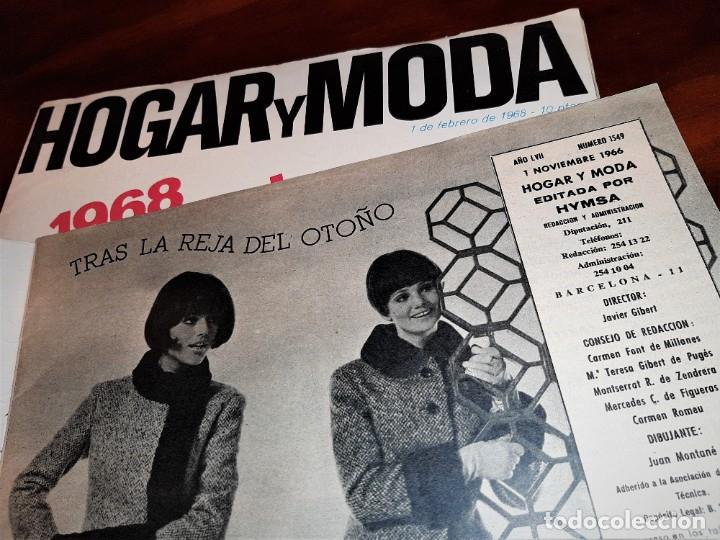 Libros: Pack 2 revistas Hogar y Moda (1966-1968) - Foto 2