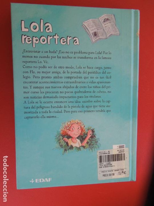 Libros: LOLA REPORTERA - ISABEL ABEDI - EDAF 2008. - Foto 2
