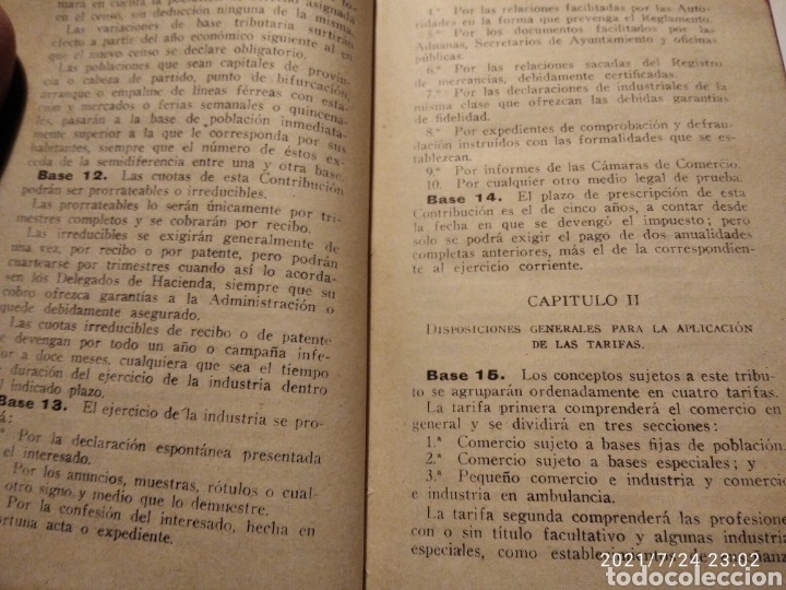 Libros: Libro contribuci&oacute;n industrial 1942 G&oacute;ngora - Foto 6