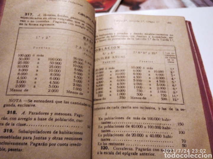 Libros: Libro contribuci&oacute;n industrial 1942 G&oacute;ngora - Foto 7