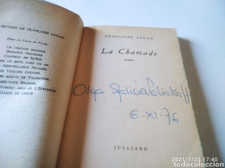 Libros: La Chamade por francoise Sagan - Foto 3