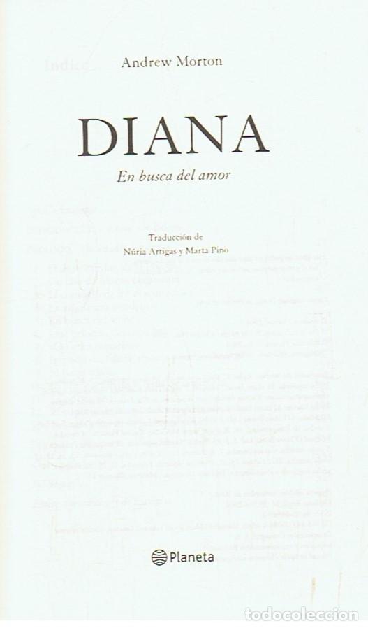 Libros: DIANA. En busca del amor - Morton. Andrew - Foto 1