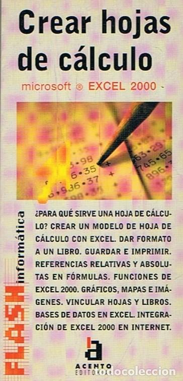 Libros: CREAR HOJAS DE C&Aacute;LCULO - Soler Carrascosa / Alonso P&eacute;rez