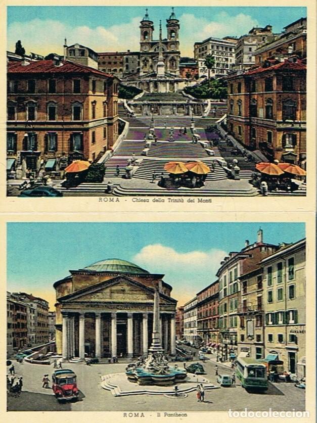 Libros: ROMA. 32 VEDUTE A COLORI. PARTE I. - Post card - Foto 3