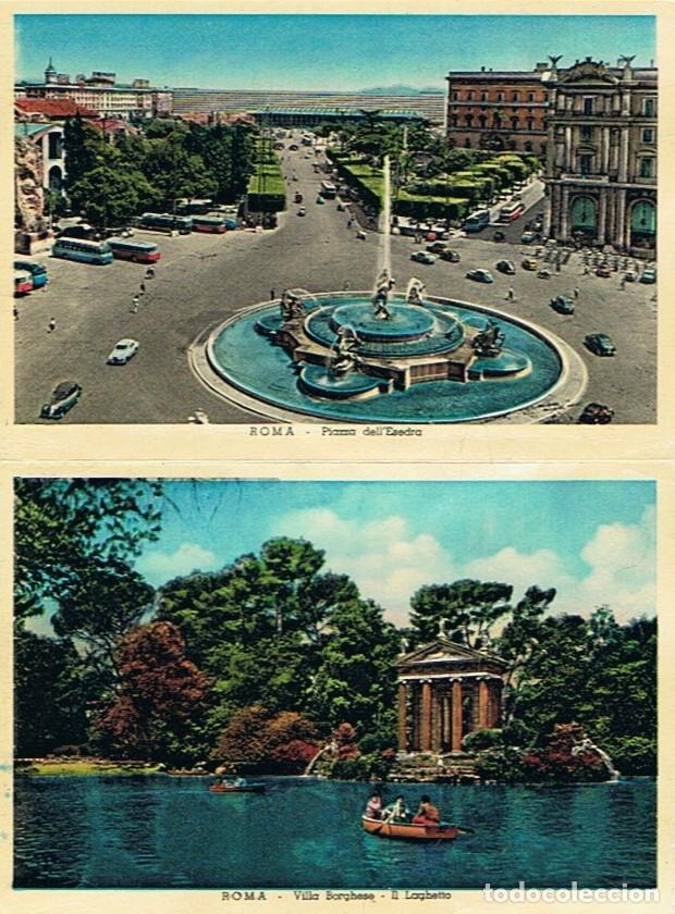 Libros: ROMA. 32 VEDUTE A COLORI. PARTE I. - Post card - Foto 4