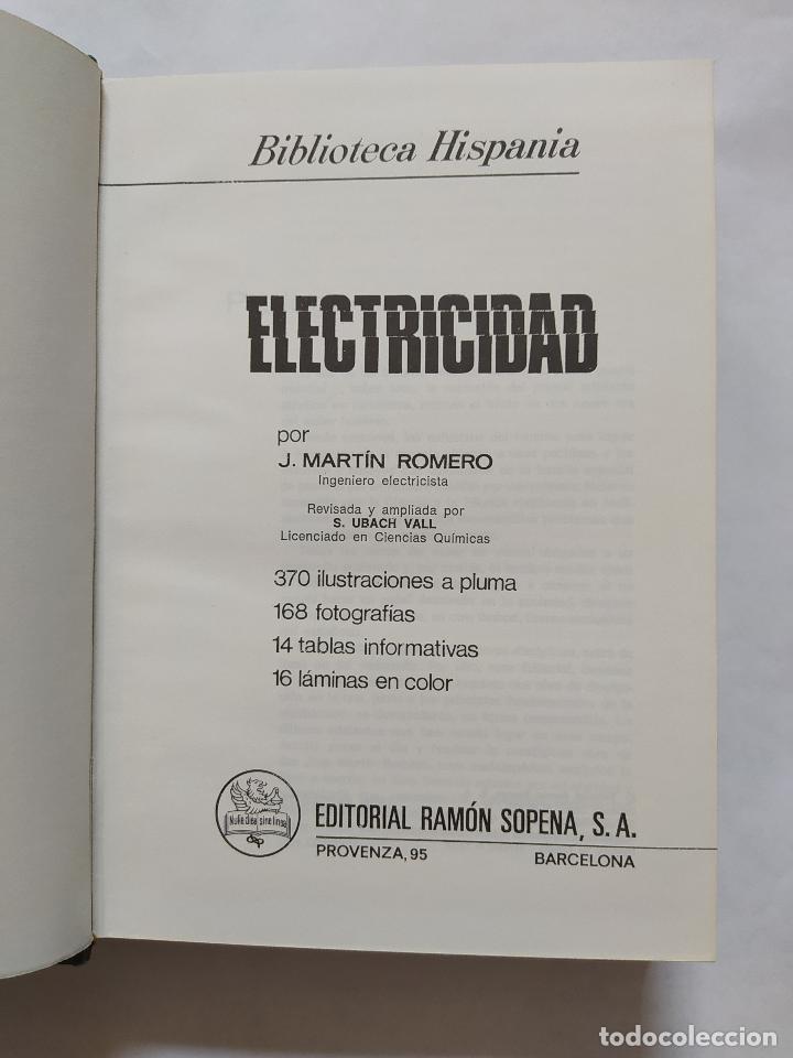 Libros: ELECTRICIDAD. - J. MARTIN ROMERO. TDK379 - Foto 2
