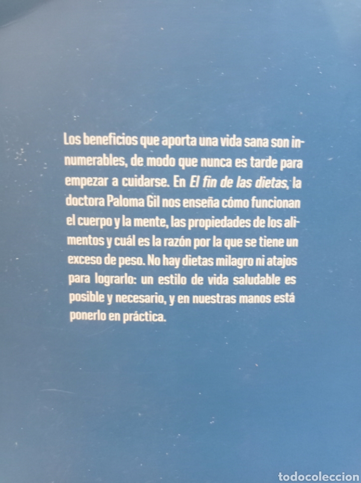 Libros: El fin de las dietas. Dra. Paloma gil - Foto 2