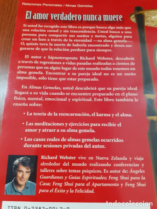 Libros: ALMAS GEMELAS - NUEVA ESPIRITUALIDAD - RICHARD WEBSTER - Foto 2