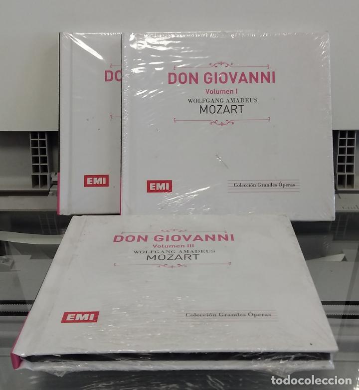 books: (NUEVO) Don Giovanni, de Wolfganga Amadeus Mozart I, II y III (libros + CDs, obra completa)
