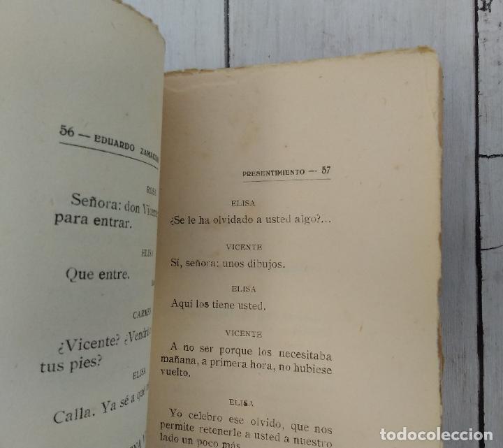 Libros: Presentimiento. Drama en un acto - Eduardo Zamacois - Foto 3