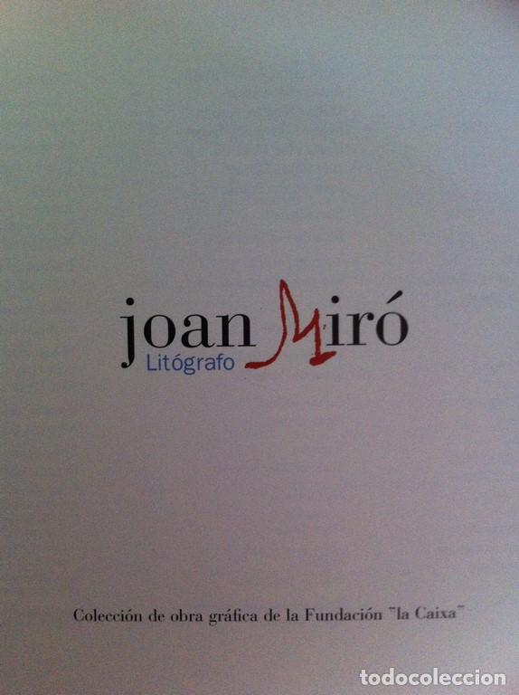 Libros: Joan Mir&oacute;. Lit&oacute;grafo - Foto 1