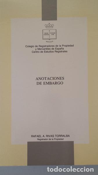 Libros: Anotaciones de embargo - Foto 1