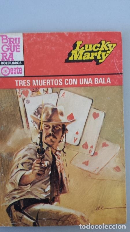 Libros: TRES MUERTOS CON UNA BALA - Lucky Marty - Foto 1