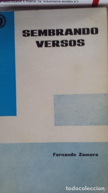 Libros: SEMBRANDO VERSOS - Fernando Zamora - Foto 1