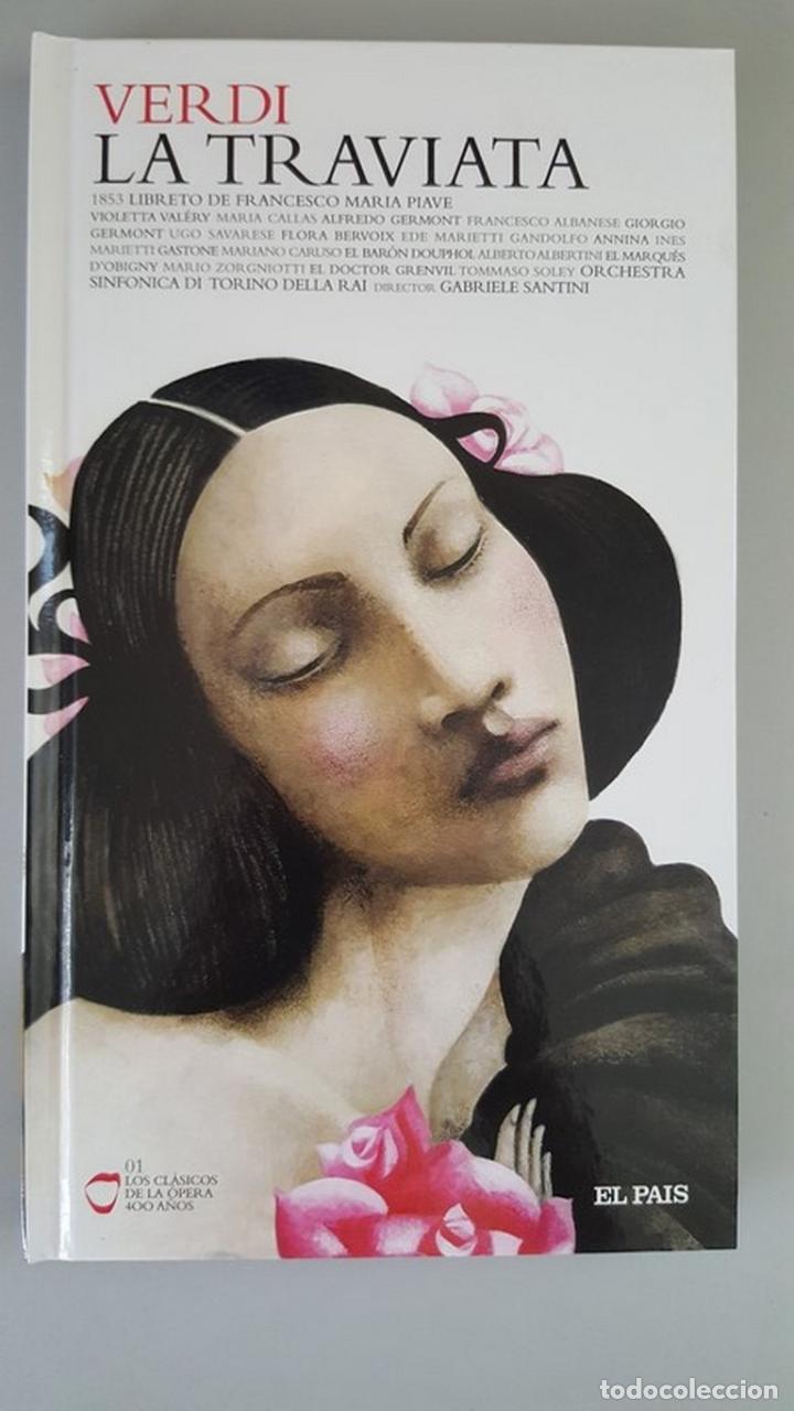 Livros em segunda m&atilde;o: LA TRAVIATA. Libreto y 2 CD rom. Los Cl&aacute;sicos de la Opera 400 a&ntilde;os numero 1.