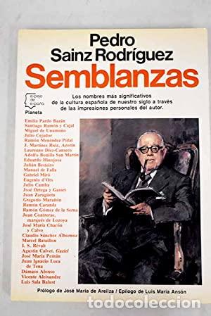 Libros: Semblanzas -Pedro Sainz Rodr&iacute;guez. - Foto 1