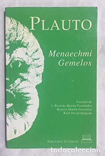 Libros: Menaechmi Gemelos - Plauto - Foto 1