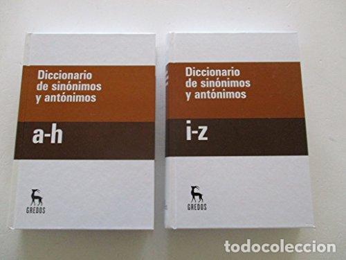 Libros: Diccionario De Sin&oacute;nimos Y Ant&oacute;nimos. 2 Tomos.