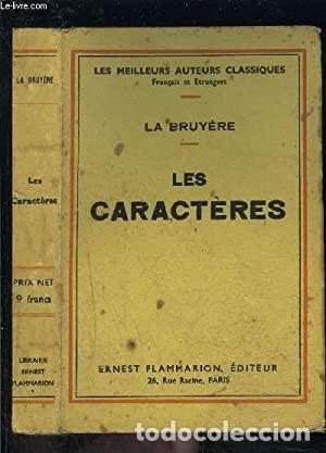 Libros: LES CARACTERES - LA BRUYERE - Foto 1