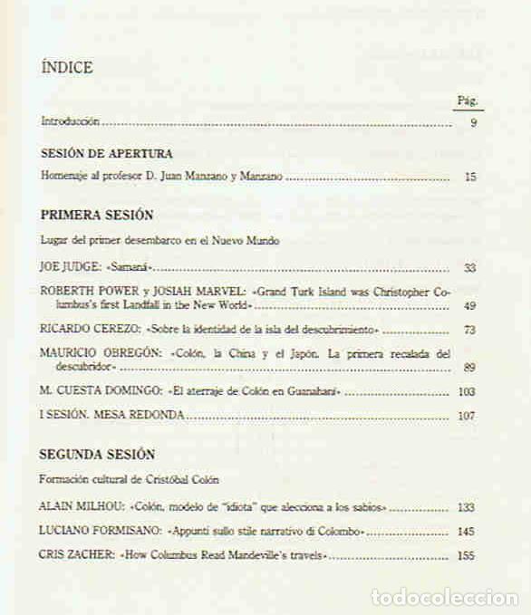 Libros: ACTAS DEL PRIMER ENCUENTRO INTERNACIONAL COLOMBINO - AA.VV - Foto 2