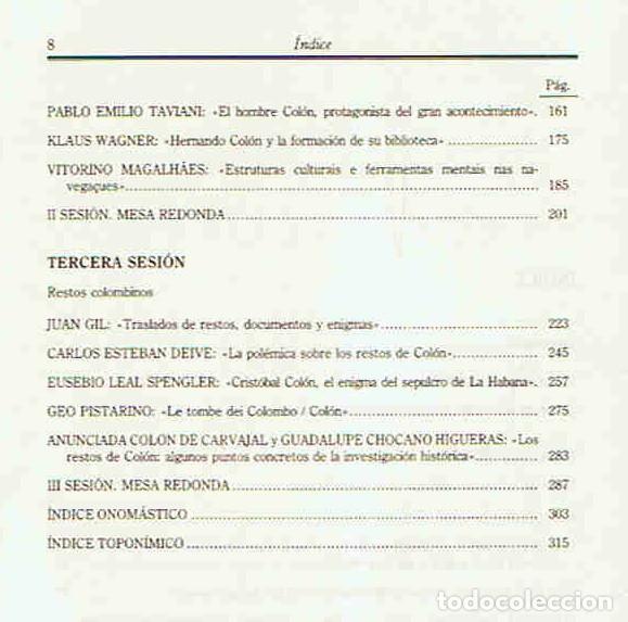 Libros: ACTAS DEL PRIMER ENCUENTRO INTERNACIONAL COLOMBINO - AA.VV - Foto 3