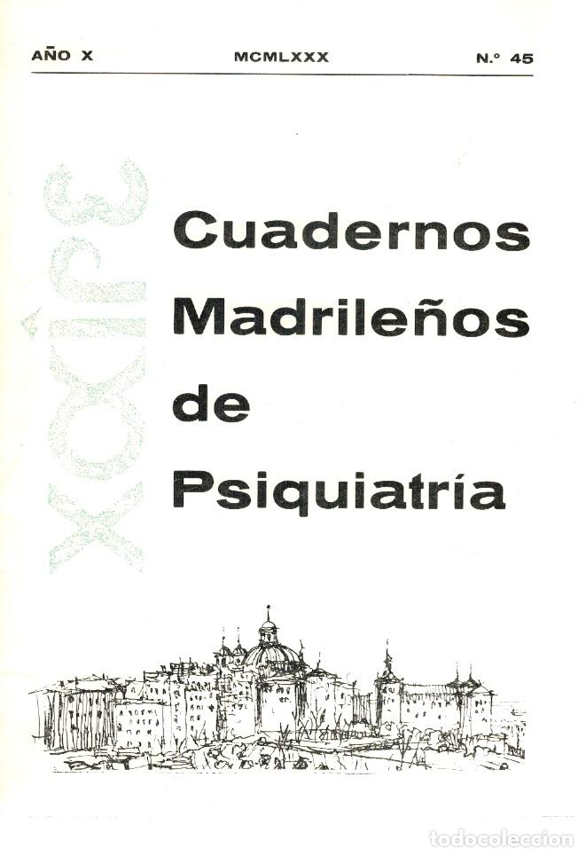 Libri di seconda mano: Cuadernos Madrile&ntilde;os de Psiquiatr&iacute;a a&ntilde;o X, n&ordm; 45 - vvaa
