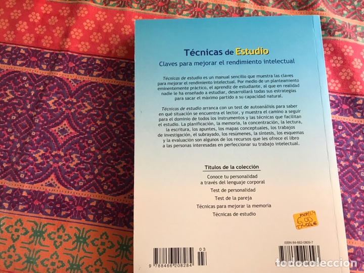 Libros: T&eacute;cnicas de estudio.Claves para mejorar el rendimiento intelectual. Libsa - Foto 3