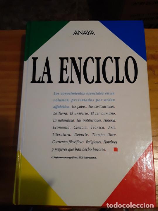 books: LA ENCICLO.CONOCIMIENTOS ESENCIALES EN UN VOLUMEN.ANAYA.1992,990 PAGINAS.