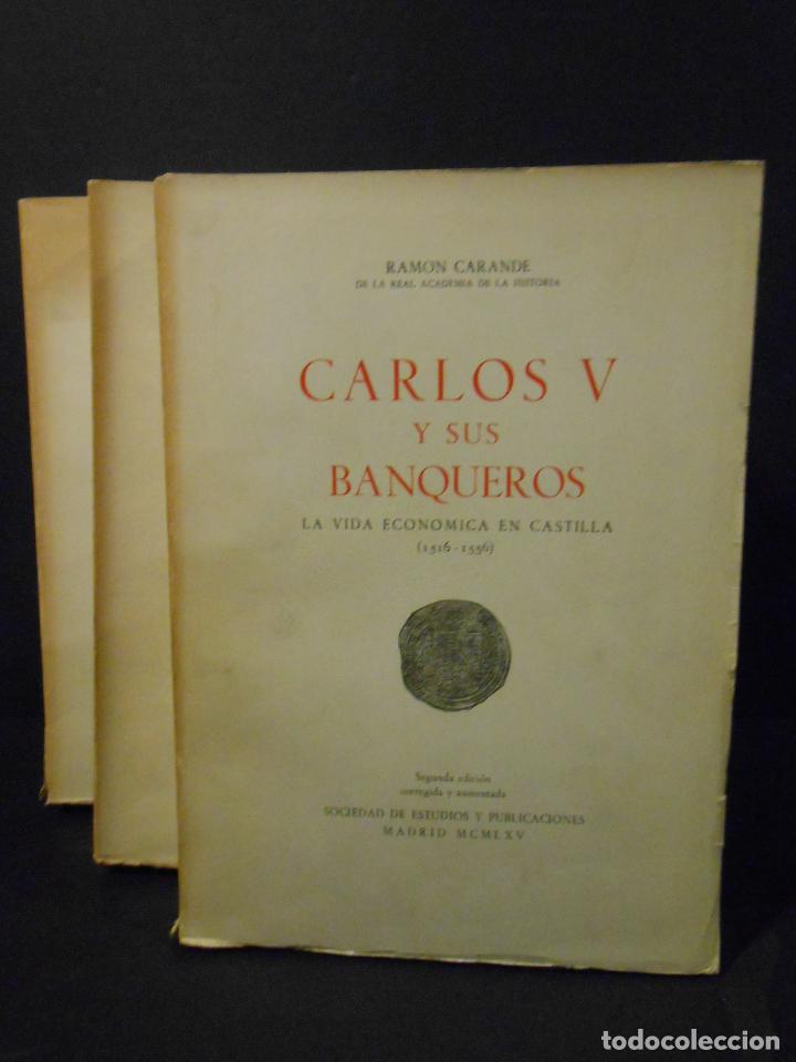 Libros: CARANDE, Ramon.- - Carlos V y sus banqueros. - Foto 1