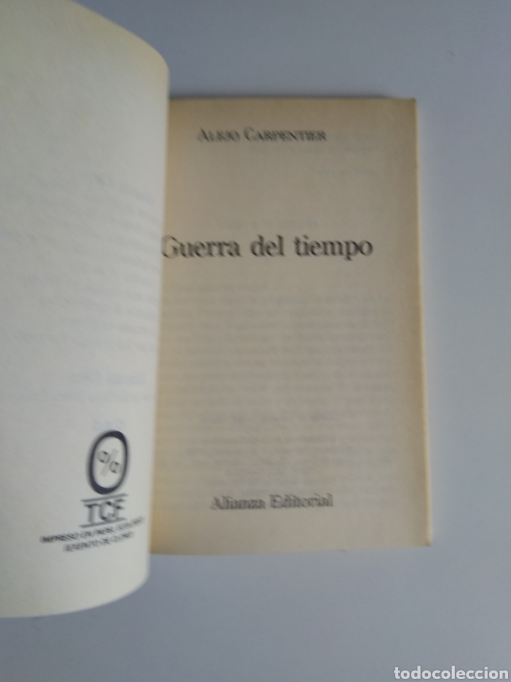 Libros: GUERRA DEL TIEMPO/ALEJO CARPENTIER - Foto 2