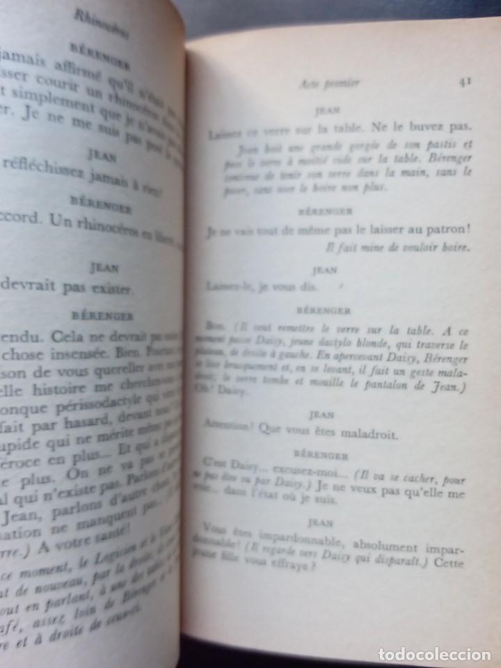 Libros: IONESCO, Eug&egrave;ne - LE RHINOC&Eacute;ROS - Paris 1959 - Foto 3