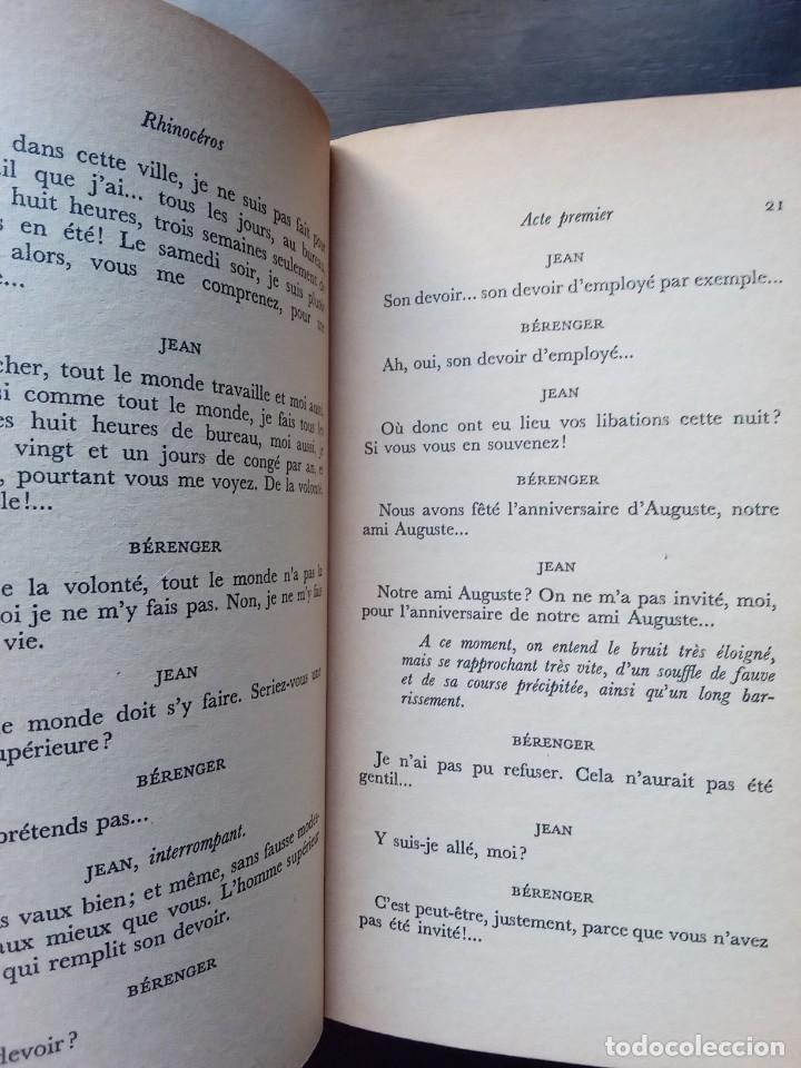 Libros: IONESCO, Eug&egrave;ne - LE RHINOC&Eacute;ROS - Paris 1959 - Foto 4