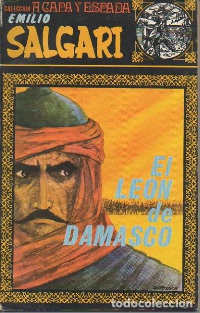 Libros: EL LEON DE DAMASCO. (SEGUNDA PARTE DE EL CAPITAN TORMENTA). - SALGARI, Emilio. - Foto 1