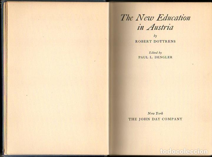 Libros: THE NEW EDUCATION IN AUSTRIA. - DOTTRENS, Robert. - Foto 1