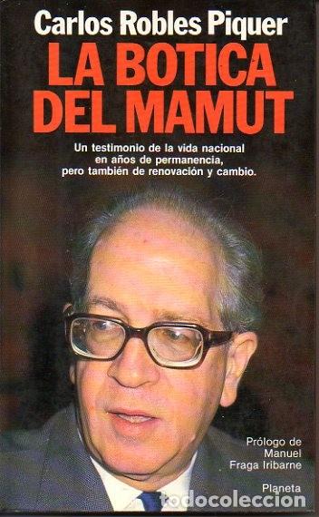 Libros: LA BOTICA DEL MAMUT. - ROBLES PIQUER, Carlos. - Foto 1