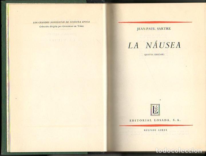 Libros: LA NAUSEA. - SARTRE, Jean - Paul. - Foto 1