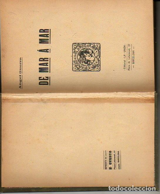 Libros: DE MAR A MAR. - GUERRA, Angel. - Foto 1