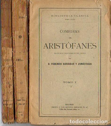 Libros: COMEDIAS. - ARISTOFANES. - Foto 1