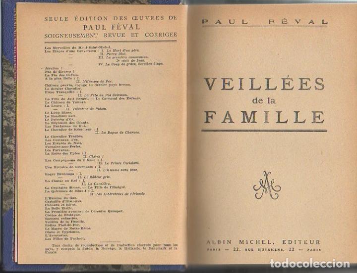 Libros: VEILLEES DE LA FAMILLE. - FEVAL, Paul. - Foto 1