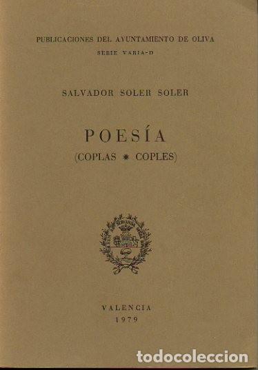 Libros: POESIA. (COPLAS. COPLES). - SOLER SOLER, Salvador. - Foto 1