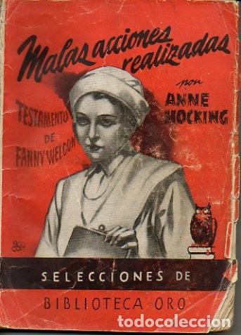 Libros: MALAS ACCIONES REALIZADAS. - HOCKING, Anne. - Foto 1