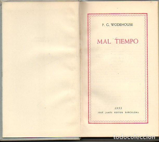 Libros: MAL TIEMPO. - WODEHOUSE, P.G. - Foto 1