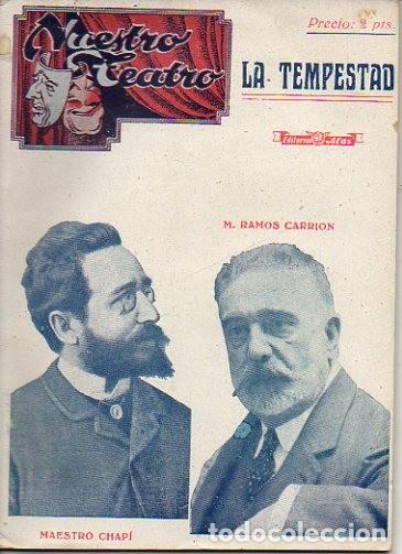 Libros: LA TEMPESTAD. - RAMOS CARRION, M. - Foto 1