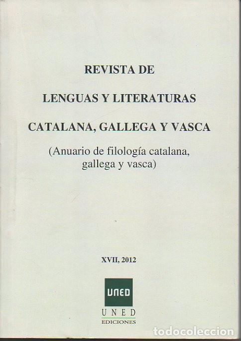 Livros em segunda m&atilde;o: REVISTA DE LENGUAS Y LITERATURAS CATALANA, GALLEGA Y VASCA. (ANUARIO DE FILOLOGIA CATALANA, GALLEGA