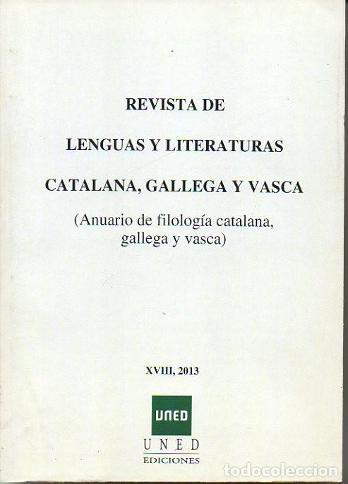 Livros em segunda m&atilde;o: REVISTA DE LENGUAS Y LITERATURAS CATALANA, GALLEGA Y VASCA. (ANUARIO DE FILOLOGIA CATALANA, GALLEGA