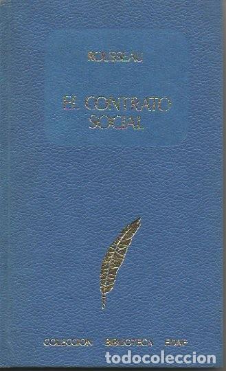 Libros: EL CONTRATO SOCIAL. - ROUSSEAU, J. J. - Foto 1