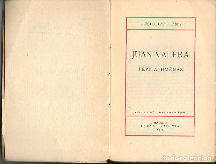 Libros: PEPITA JIMENEZ. - VALERA, Juan. - Foto 1