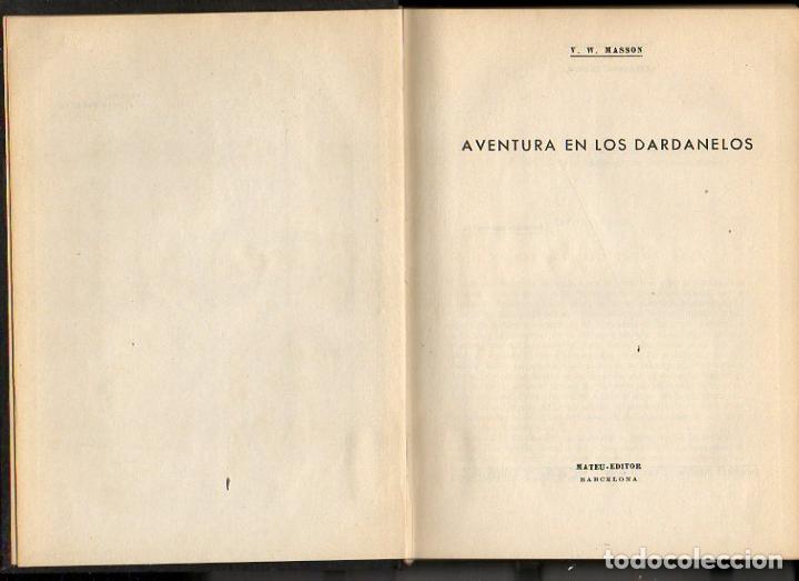 Libros: AVENTURA EN LOS DARDANELOS. - MASSON, V. W. - Foto 1