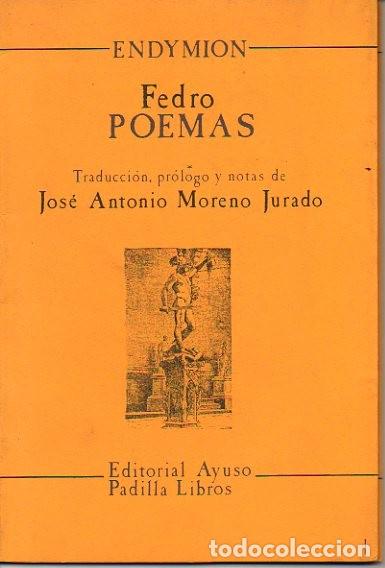 Libros: POEMAS. - FEDRO. - Foto 1